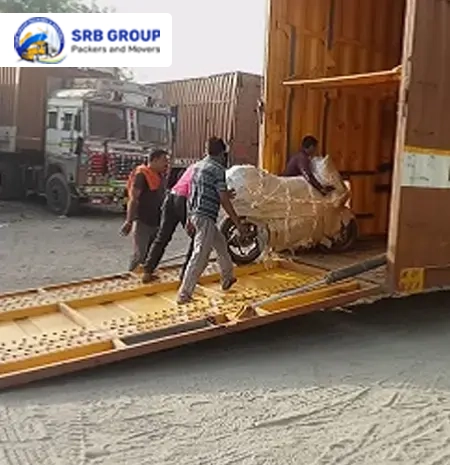 Efficient bike moving with secure packaging by SRB Group Packers and Movers